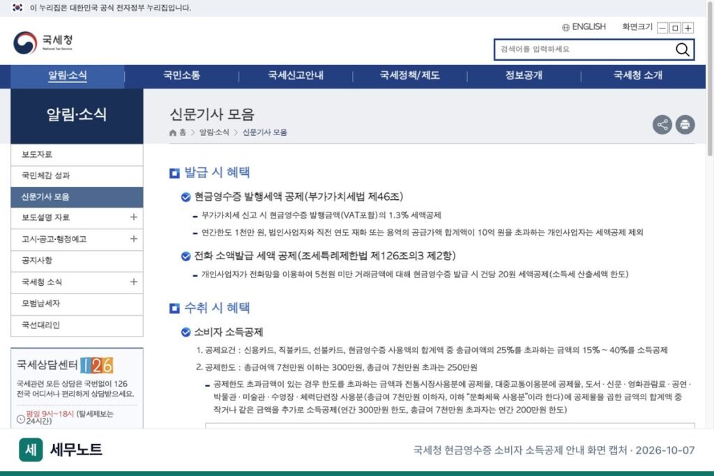 신용카드 소득공제 한도, 총급여 7천만 원 기준 공제율 정리